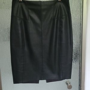 Express vegan leather pencil skirt